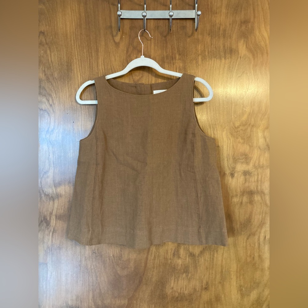 Sezane linen tank top
